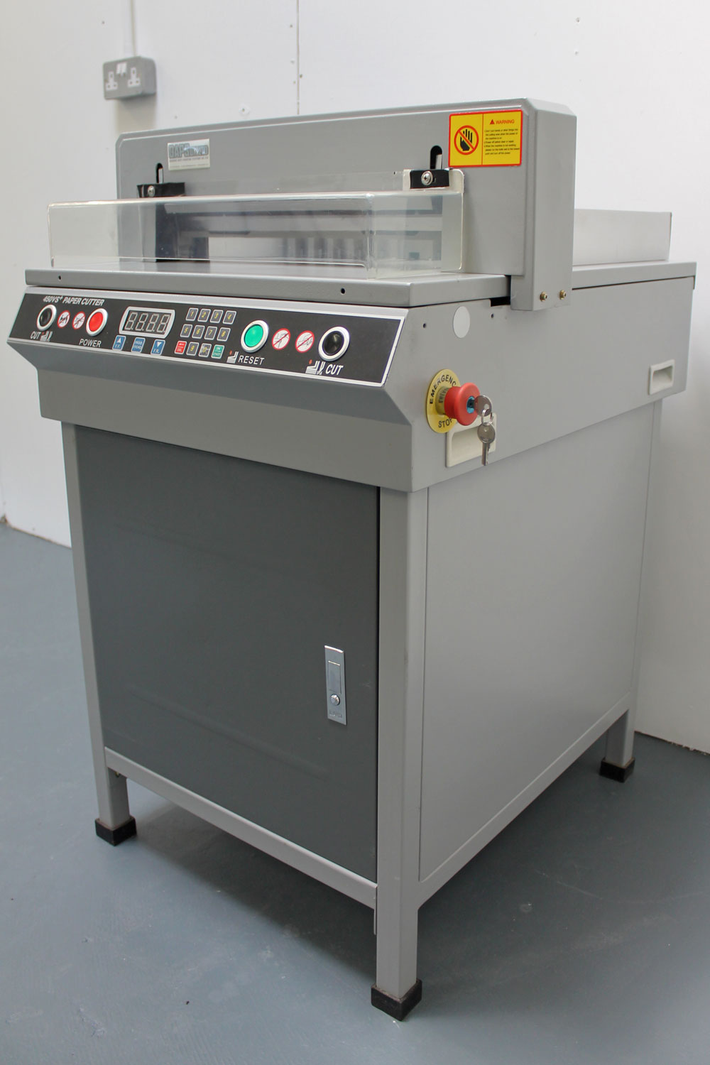 Used 450VS+ Electric Paper Cutter / Guillotine